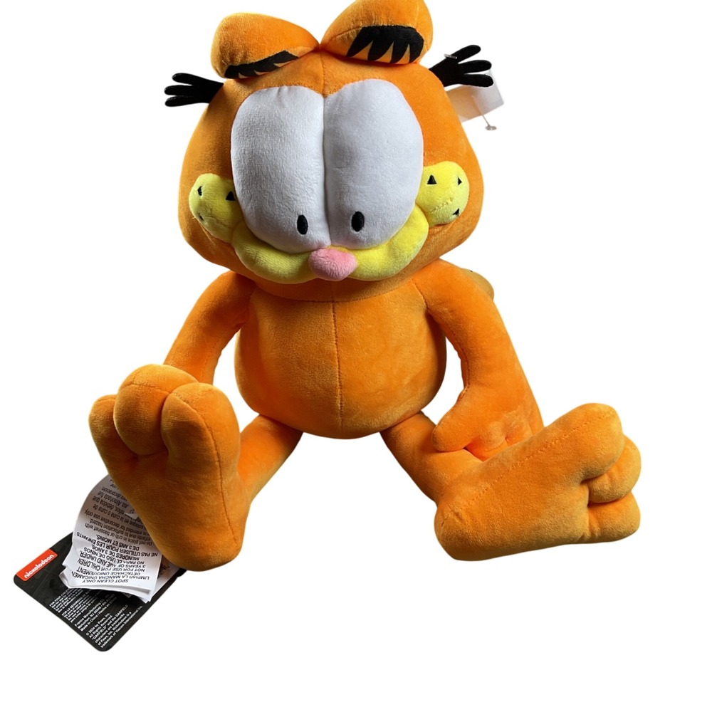 Garfield Plush Toy Nickelodeon Orange Cat‎ Stuffed Animal 2024 New with Tags